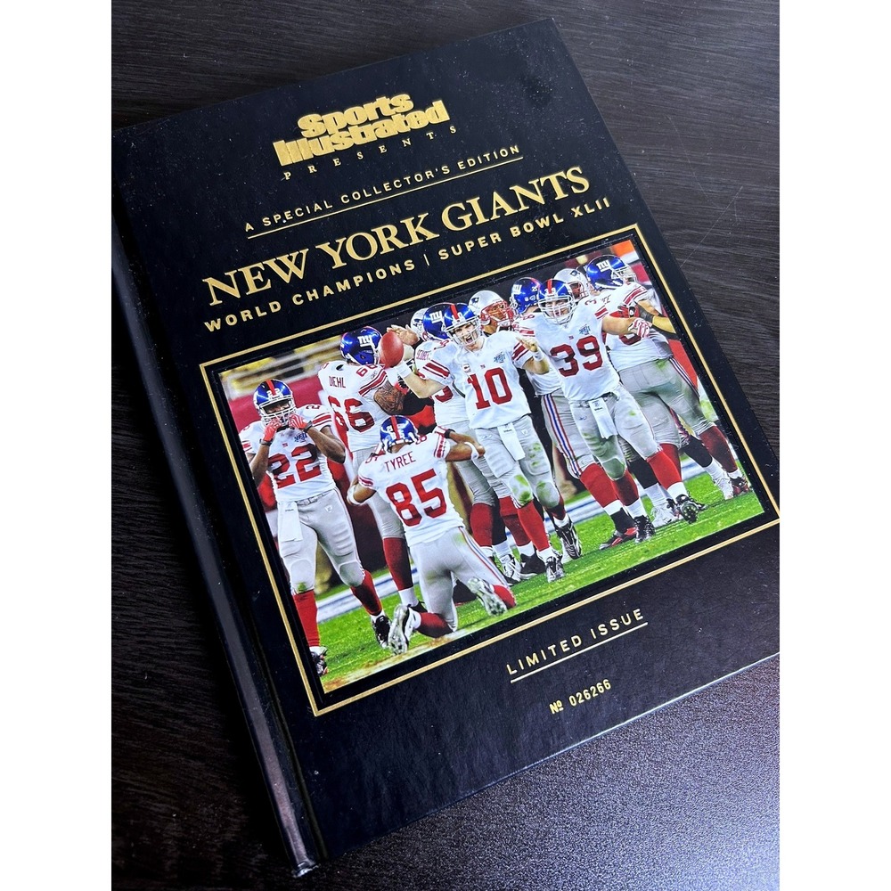 New York Giants Super Bowl XLII Limited Collector's Edition Sports Illustrated